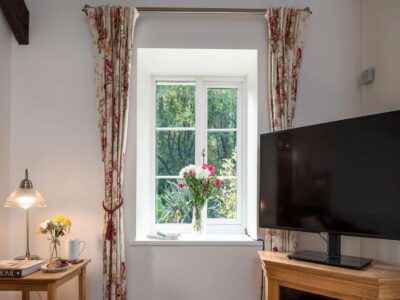 Lounge with TV - 5* Holiday Cottage near Bangor, North Wales
